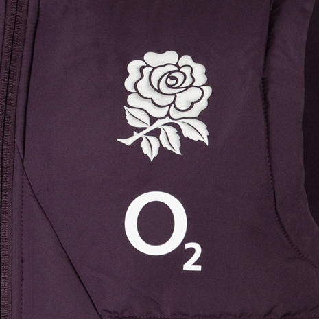 England Mens Gilet Nightshade 24/25 - RFU Rose