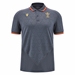 Wales Mens Travel Poly Polo - Grey 2025 - Front 