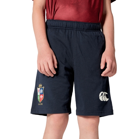 British and Irish Lions Junior Training Shorts - Model Front Close-up