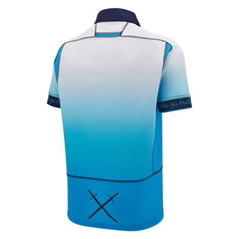 Scotland Mens Away Rugby Shirt - Short Sleeve - 2025 - Back Scotland Mens Away Rugby Shirt - Short Sleeve - 2025 - Back