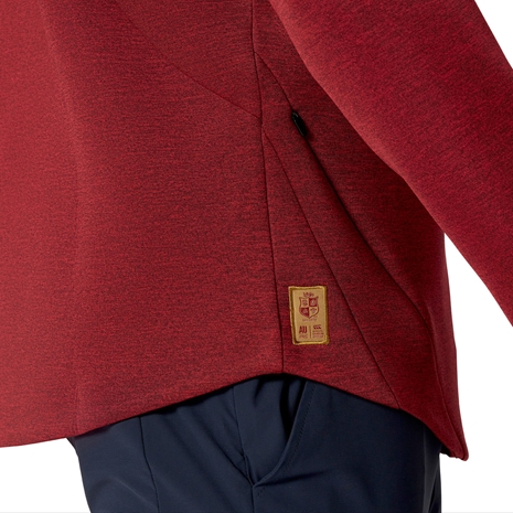 British and Irish Lions Mens Everest Hoody Red - Model Hem