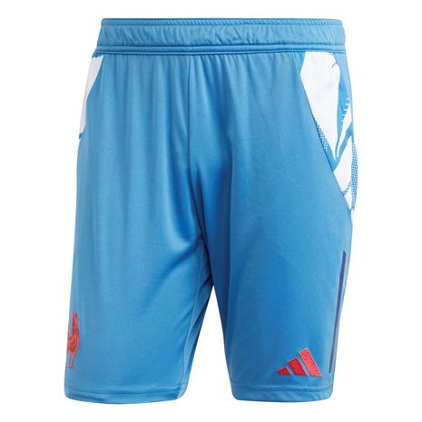 France Adidas Mens Gym Short - Focus Blue 2024 - Front France Adidas Mens Gym Short - Focus Blue 2024 - Front