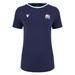 Scotland Womens Cotton Shirt Navy 2025 Front 