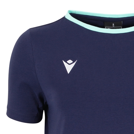 Scotland Womens Cotton Shirt Navy 2025 Macron