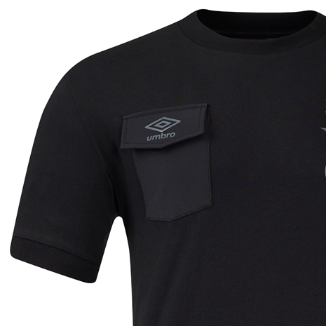 England Mens Presentation T-Shirt - Black - 2025 - Pocket