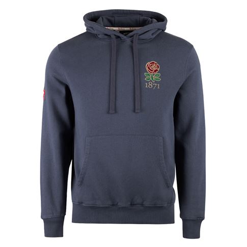 R1823 England 1871 Hoodie - Petrol Blue R1823 England 1871 Hoodie - Petrol Blue