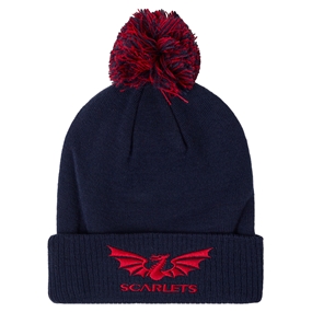 Scarlets Bobble Beanie 2025 - Front