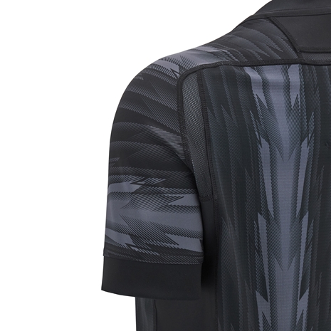 Wales Kids Training Rugby Jersey - Black 2025 - Sleeve