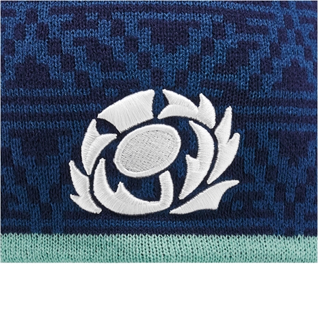 Scotland Adults Knitted Skull Beanie - Badge Scotland Adults Knitted Skull Beanie - Badge