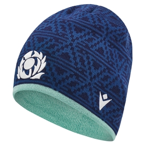 Scotland Adults Knitted Skull Beanie - Front