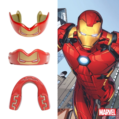 SafeJawz Marvel Iron-Man Mouthguard Bottom Character Art 2