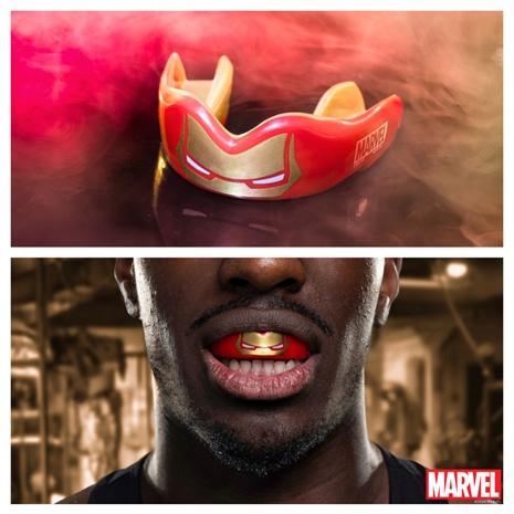 SafeJawz Marvel Iron-Man Mouthguard Bottom Character Art