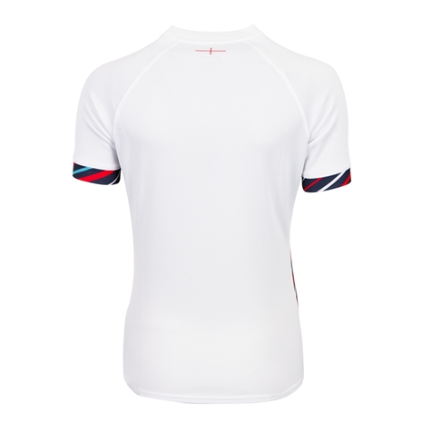 England Womens Home Rugby Shirt Short Sleeve 24/25 - Back