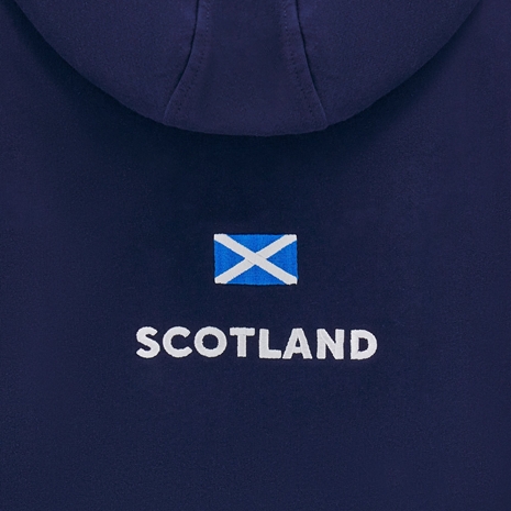 Scotland Womens Travel Hoody - 2025 - Back Close Up Scotland Womens Travel Hoody - 2025 - Back Close Up