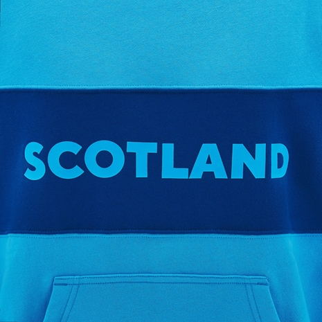 Scotland Junior Cotton Hoody - 2025 - Close Up Scotland Junior Cotton Hoody - 2025 - Close Up