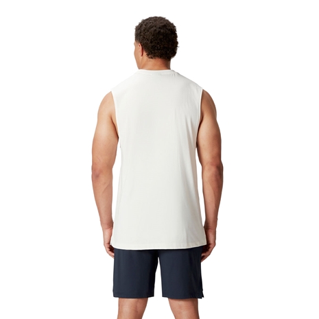 British and Irish Lions Mens Tank Cream - Model Back