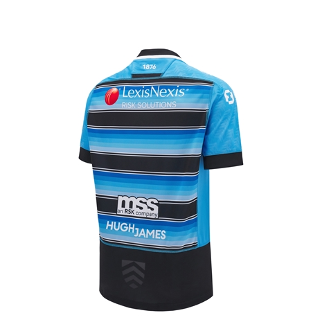 Cardiff Kids Home Rugby Shirt - Short Sleeve - 2025 - Back