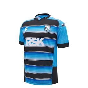 Cardiff Kids Home Rugby Shirt - Short Sleeve - 2025 - Front