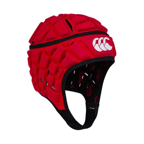 Canterbury Adults Raze Headguard Red - Front Canterbury Adults Raze Headguard Red - Front