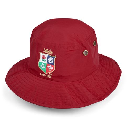 British and Irish Lions Wide Brim Hat Red - Front British and Irish Lions Wide Brim Hat Red - Front