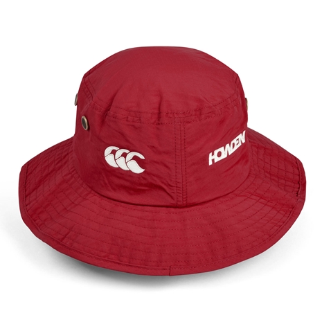 British and Irish Lions Wide Brim Hat Red - Back