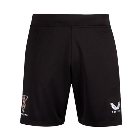 Harlequins Mens Gym Training Short 2025 - Front Harlequins Mens Gym Training Short 2025 - Front