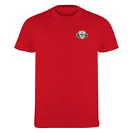 Portugal Mens Classic Printed T-Shirt Red - Front