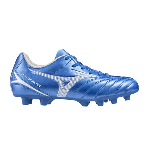 Mizuno Kids Neo III Select FG Boots - Blue - Outstep Mizuno Kids Neo III Select FG Boots - Blue - Outstep