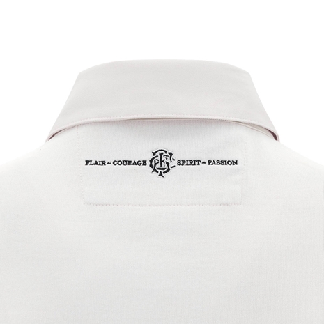 barbarians mens home cotton rugby shirt - back detail