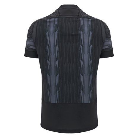 Wales Mens Training Rugby Jersey - Black 2025 - Back