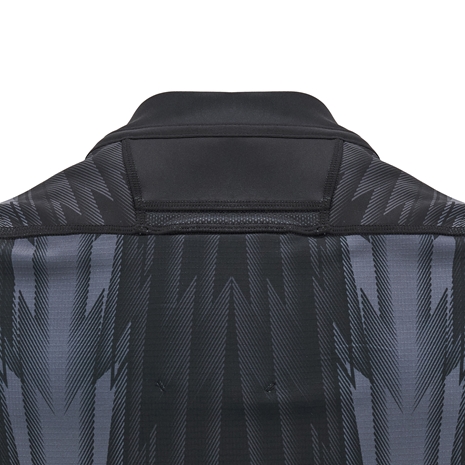 Wales Mens Training Rugby Jersey - Black 2025 - Neck