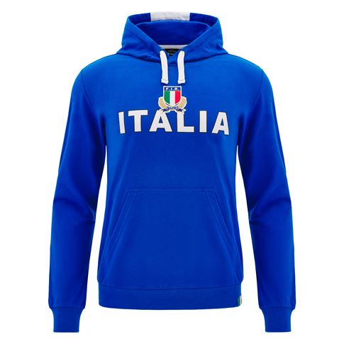 Italy Mens Linea Fan Cotton Hoody - 2025 - Front Italy Mens Linea Fan Cotton Hoody - 2025 - Front
